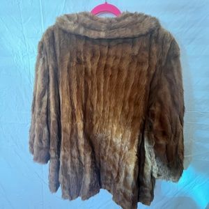Beaver Fur Coat size L/XL